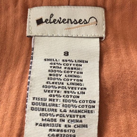 Anthropologie Elevenses Bohemian Floral Print Jacket Size 8 - Picture 3 of 16